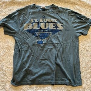 St. Louis Blues T Shirt Blue XL